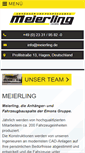 Mobile Screenshot of meierling.de